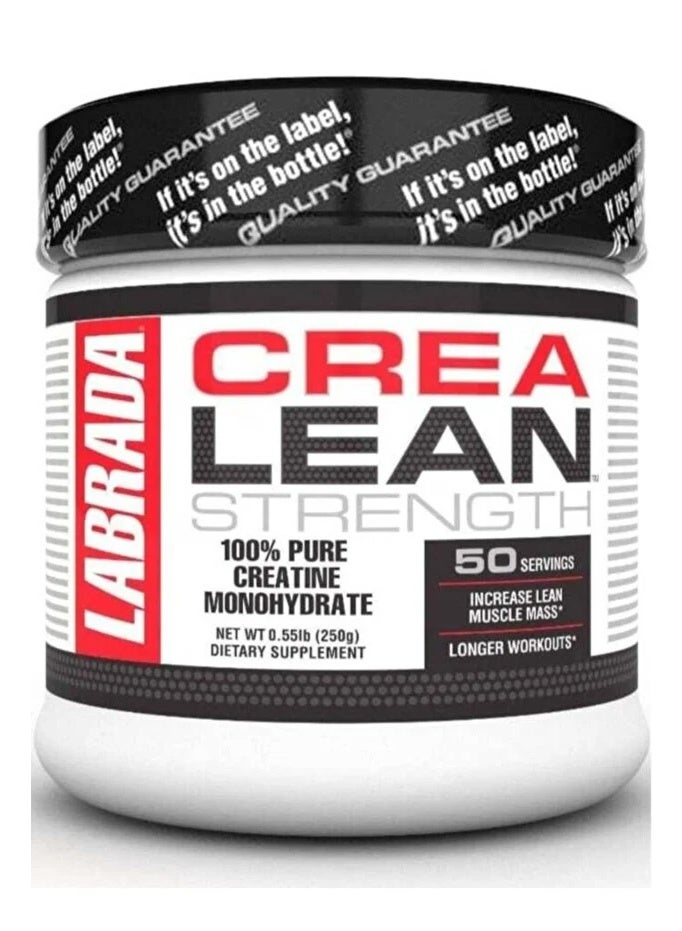 لابرادا كريا لين سترينث، كرياتين مونوهيدرات، 250 غرام، 50 حصة